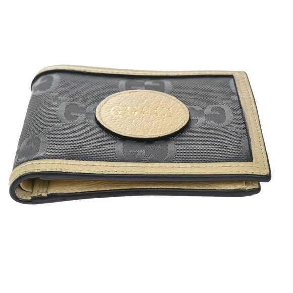 GUCCI GG Pattern Off The Grid Compact Wallet Canvas Leather Beige Gray 09EG261 - Picture 6 of 16